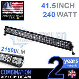 24v 40" 240w LED Light Bar Combo IP68 XBD Driving Light Alloy HGV Truck - Picture 1 of 9
