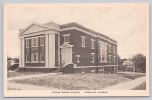 Kingman, Kansas (KS) Postcard, Albertype: Presbyterian Church, circa 1914 - Picture 1 of 2
