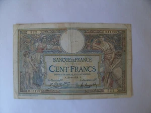 France 100 francs Merson 20-9-1924 - Picture 1 of 2