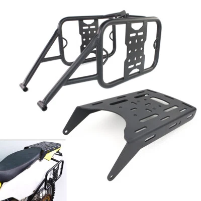 Barras de choque laterales para portaequipajes trasero aptas para Suzuki DRZ400S / SM 2000-2024 Foto 1 de 4