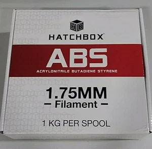 HATCHBOX ABS 3D Printer Filament, Dimen. Accuracy +/- 0.3 mm, 1 kg Spool, Blue - Picture 1 of 3