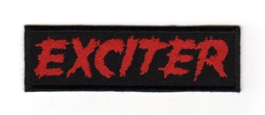 Exciter Embroidered Sew-on Patch | Canadian Speed Metal Thrash Metal Band Logo - Picture 1 of 1