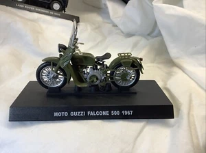 modellino moto vintage, Guzzi 500 Falcone - Carabinieri - Atlas - Foto 1 di 4