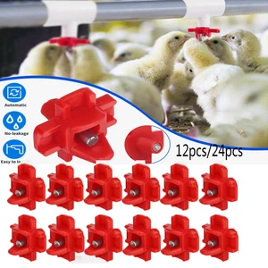 Chicken Nipples Waterer Automatic Poultry Drinkers Hen Bird Pigeon Quail Waterer - Picture 1 of 28