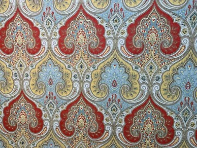 Kravet Latika Echo festival 100% linen printed damask fabric - Image 1 of 3