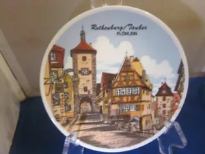 Vintage Sammelteller Plonlein Rothenburg o.d. Tauber 8" Teller MAI 1986 - Bild 1 von 3