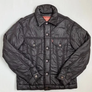 Sugar Cane Quilted Puffer Jacket Black Large From Japan - Picture 1 of 6