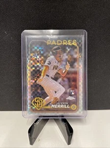 Jackson Merrill 2024 Topps Chrome #207 X-Fractor RC - Picture 1 of 2