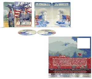 AIR AMERICA (1990): Mel Gibson - NEW US RgFree 4K UHD + RgA BLU-RAY STEELBOOK sp - Picture 1 of 1