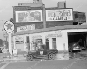 Indian Trails Texaco Gas Station 1940 Classic 8 by 10 Reprint Photograph - Picture 1 of 1