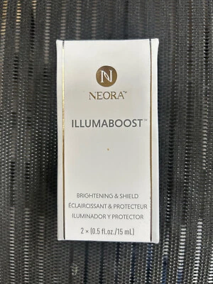 NEORA ILLUMABOOST Brightening & Shield (2x.5oz) Date Issue skin EXP1/2024 Sealed - Image 1 of 4
