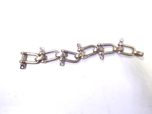 SCHWERES MIRO JEANS STERLINGSILBER HORSEBIT ARMBAND 3,23 TOZ - Bild 1 von 7