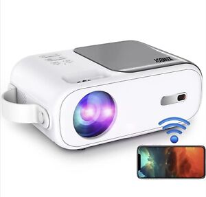 Mini Projector with Bluetooth WiFi Projector for Smartphone Laptop Home Theater