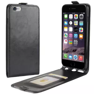 Vertical PU Flip Leather Up & Down Wallet phone Case For iPhone 6 Plus /6S Plus - Picture 1 of 31