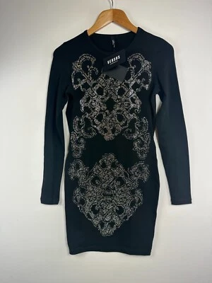 Auténtico Vestido Negro *CLG* Versus Versace BD90127 - Talla S Foto 1 de 4