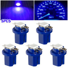 5PCS Blue T5 B8.5D 5050 1SMD Car LED Dashboard Dash Gauge Instrument Light Bulb