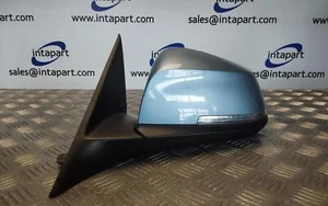 LEFT DOOR MIRROR BMW 3 SERIES F30/F31 2014 B40 LIQUID BLUE - Picture 1 of 6