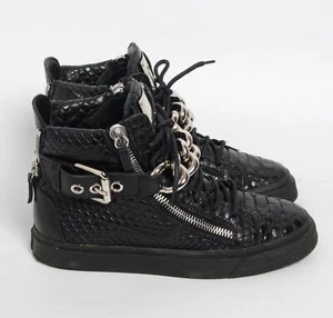 Zapatillas negras de cuero Giuseppe Zanotti para mujer talla EU 39 - Imagen 1 de 8