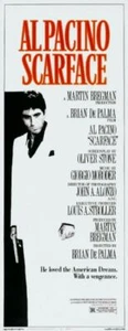 Scarface Poster Movie Poster Insert 14"X36" - Picture 1 of 1