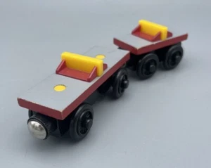 Trenino in legno Thomas and Friends Rocky’s Front Car & Rocky’s Back Car lotto di 2 - Foto 1 di 7