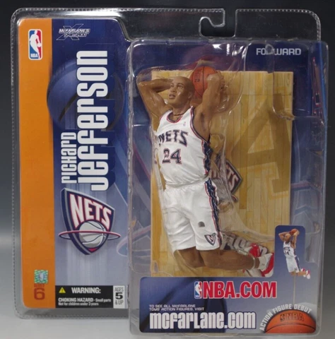 McFARLANE RICHARD JEFFERSON NEW JERSEY NETS SERIES 6 FIGURE NBA BASKETBALL MIB Cover