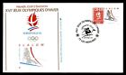 Couverture slalom Mayfairstamps France 1991 Jeux Olympiques Albertville Canada aaj_89309
