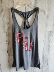 Florida State Seminoles Shirt Women's Medium Gray Sleeveless Tank Top Champion - Picture 1 of 3