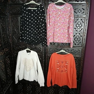 Lot of 4 Girls Fall Winter Clothing Long Sleeve Tops Size 8 Cat & Jack Carter ON - Picture 1 of 12