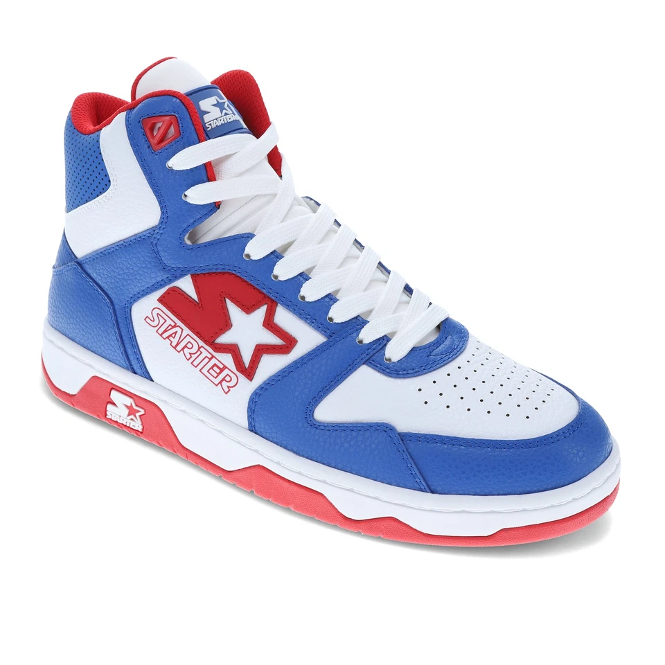 Zapatilla deportiva informal con cordones de cuero sintético vegano medio Breakaway 88 para hombre Starter Foto 1 de 4