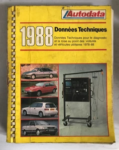 BOSCH AUTODATA - Technische Daten Benzin 1988 - ( 1978 / 1988 ) - Bild 1 von 2