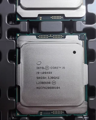 Intel Cores i9-10940X CPU Processor 3.3GHz -4.6GHz 14 Cores 165W X299 LGA 2066  - Image 1 of 2