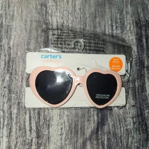 Gafas de sol Carters Just One You Pink Heart para niños pequeños 100 % protección UVA/UVB - Imagen 1 de 4