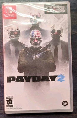 Payday 2 (Nintendo Switch) NOVO em folha lacrado de fábrica!! perfeito estado - Imagem 1 de 4