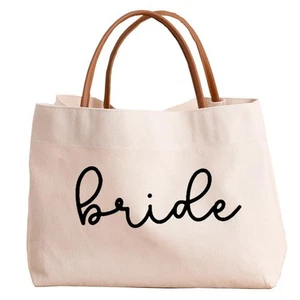Bride Tote Bag Bride to be Gifts for Bridal Shower, Engagement, Wedding, Bach... - Picture 1 of 5