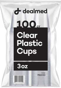 3 Oz. Disposable Plastic Cups – 100% Recyclable Cups for Doctor'S Offices, Schoo - Picture 1 of 10