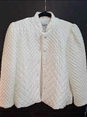 Chaqueta acolchada de seda blanca CHRISTIAN DIOR - mediana Foto 1 de 4