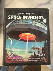 Space Invaders ~ Atari 2600 Game Tested Alternate Art Label - Picture 1 of 2