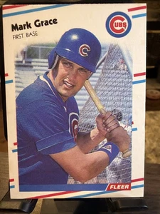 1988 Fleer Update - Mark Grace #U-77 (RC) - Bild 1 von 2