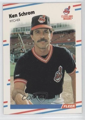 1988 Fleer Ken Schrom #614 - Image 1 of 2