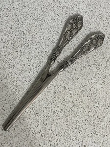 HENRY WILLIAMSON BIRMINGHAM ART NOUVEAU SILVER HALLMARKED GLOVE STRETCHERS 1908 - Picture 1 of 10