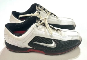 Zapatos de golf Nike Air Zoom Elite II para hombre talla 11,5 negro blanco rojo 336036-101 - Imagen 1 de 7