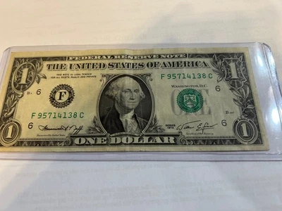 1974  $1 Note - F 95714138 C  Unique-Special-Old and Collectable - Image 1 of 2