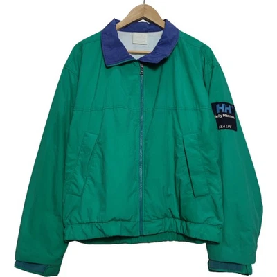 Chaqueta cortavientos vintage Helly Hansen Noruega Sea Life verde talla L/XL Foto 1 de 4