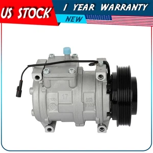 A/C AC Compressor For Jeep Grand Cherokee 1993-1998 Wrangler 1999 - Picture 1 of 10