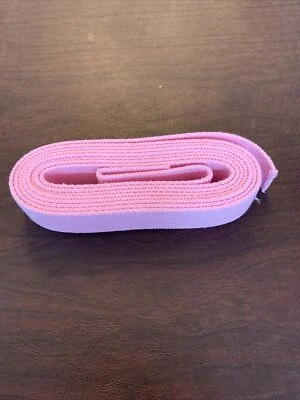"Correas de algodón rosa claro de 3 yardas nuevas de 1,25"" de ancho" Foto 1 de 4