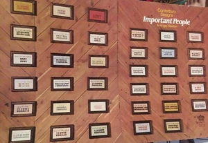 Folleto/folleto de punto de cruz Important People Occupation Career6 - Imagen 1 de 3