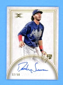 Dansby Swanson Braves Autogramm 2017 Topps Definitive Rookie #DCRA-DSW 32/50 - Bild 1 von 2