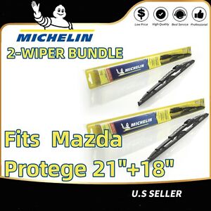 Wiper Blades 2-Pack Standard - fit 1990-1998 Mazda Protege - 30210/180