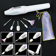 Nail Drill Manicure Pedicure Beauty Art Care File Polish Tool Kit Set Battery