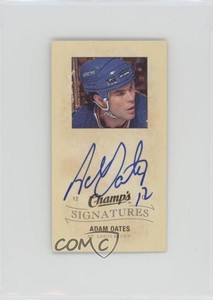 2009-10 Upper Deck Champ's Mini Signatures Adam Oates #CS-OA Auto HOF